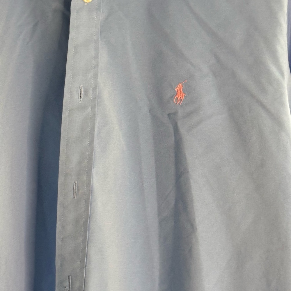Ralph Lauren Sky Blue Men's Button-Down Shirt - Picture 2 of 5